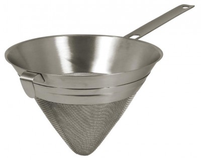 Cedník špičák s hrubším sítem (Ø240 mm) - Gastro příslušenství - Cedníky, Síta, Pasírky, Mačkadla - Cedníky