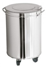 Koš s poklopem (75 litrů, ⌀450mm, v=630 mm) - Gastro příslušenství - Odpadkové koše