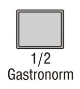 PODNOS GLASS 1/2 GASTRONORM 265×325 MELANGE BÍLÝ PEPŘ A SŮL - ABNER - Jídelní podnosy pro gastronomii