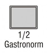 PODNOS GLASS 1/2 GASTRONORM 265×325 ŠEDÁ - ABNER - Jídelní podnosy pro gastronomii