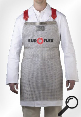 Ochranná protipořezová nerezová zástěra Euroflex 55x80cm - Pracovní oděvy a ochranné pomůcky - Zástěry - Zástěry nerezové