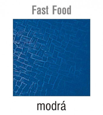 PODNOS FAST FOOD 10.14 USA 345×270 MODRÁ - ABNER - Jídelní podnosy pro gastronomii