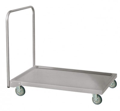 Vozík plošinový - prolisovaný (600x1000x800 mm) - Servírovací vozíky a vozíky pod přepravky - Manipulační vozíky pod přepravky