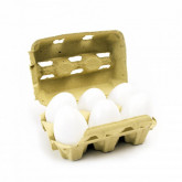 AKCE Atrapa box vajíčka bílá 6ks - Gastro příslušenství - Atrapy potravin