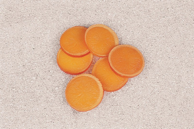 Atrapa Pomeranč plátky 6ks - Gastro příslušenství - Atrapy potravin - Atrapy Ovoce