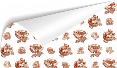 Potravinářský balicí papír 10kg UZENÁŘ 50x70cm, nepromastitelný EKO papír na uzeniny a sýr - Obalový materiál - Balící materiál