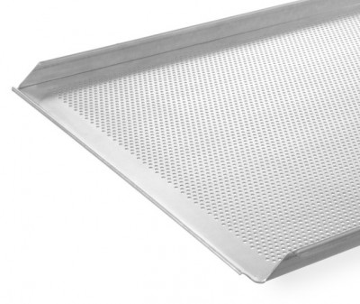 Alu Plech na pečení perforovaný 600x400mm, výška 18mm - Cukrářské a pekařské potřeby - Plechy na pečení - Plechy 600x400