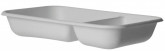Bagasse EKO miska 710ml bílá 2-dílná takeaway 215x140x40mm, 50ks (3,30 za kus) - Eko jednorázové nádobí a obaly - Bagasse Misky z cukrové třtiny