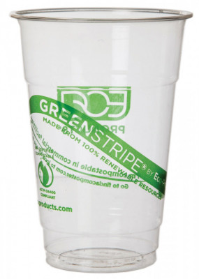 GreenStripe Cold Cup 295ml PLA eko kelímek na nápoje, 50ks - Eko jednorázové nádobí a obaly - Eko kelímky - Eko Kelímky na studené nápoje