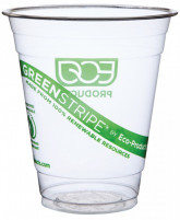GreenStripe Cold Cup 355ml PLA eko kelímek na nápoje, 50ks (2,70 za kus) - Eko jednorázové nádobí a obaly - Eko kelímky