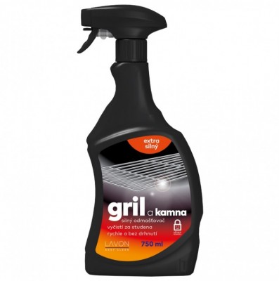 LAVON gril a kamna 750ml Extra silný odmašťovač bez chloru vhodný na sklokeramické i indukční desky - Sanitace a hygiena - Detergenty a saponáty - na Nádobí, Podlahy, Povrchy