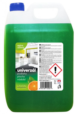 LAVON Easy Clean Univerzál 5litr na podlahy, plochy, nádobí (bez chloru) - Sanitace a hygiena - Detergenty a saponáty - na Nádobí, Podlahy, Povrchy