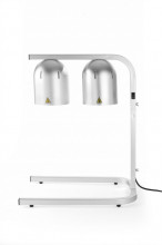 Infra 2-lampa stolní hliníková, stříbrná barva HENDI 273906 - Stolní zařízení - Indukce, Ohřev, Infra Lampy