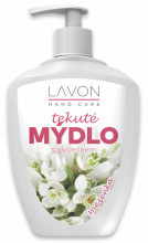 LAVON tekuté mýdlo s glycerinem SNĚŽENKA (bílé) 500ml - Sanitace a hygiena - Detergenty a saponáty