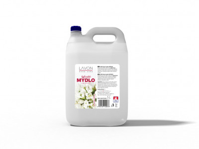 LAVON tekuté mýdlo s glycerinem SNĚŽENKA (bílé) 5l - Sanitace a hygiena - Detergenty a saponáty - na Ruce