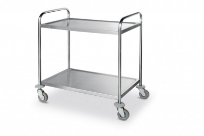 Servírovací vozík 910x590x950mm - 2 police  830x510mm HENDI 810002 - Servírovací vozíky a vozíky pod přepravky - Servírovací vozíky 2 police