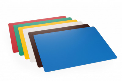 Flexibilní krájecí desky 6ks HACCP barvy 300x200x1,4mm - Špalky na maso Masodesky Porcovací desky - Krájecí desky plastové