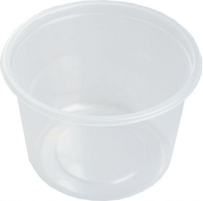 PP Miska zatavovací pr. 115mm, 350ml kulatá na polévku, přílohy - 50ks bal. - Vakuové baličky, Vakuové sáčky, Sous Vide vařiče - Stroje. misky, folie pro zatavování do misek - Misky, Folie