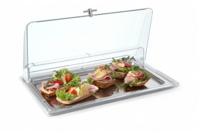 Lisovaný tác - Servírovací podnos GN 1/1 nerezový - Gastro příslušenství - CATERING Servírovací podnosy, misky, vaničky, košíky - CATERING tácy, podnosy