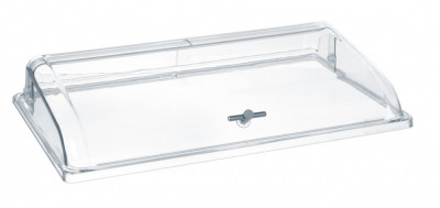 Prezentační kryt polykarbonát ROLLTOP poklop na GN 1/1 podnosy - Gastro příslušenství - CATERING Servírovací podnosy, misky, vaničky, košíky - CATERING tácy, podnosy