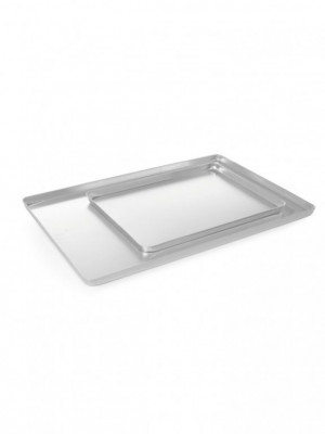 Hliníkový cukrářský podnos do vitríny 600x400x20mm - Gastro příslušenství - CATERING Servírovací podnosy, misky, vaničky, košíky - CATERING tácy, podnosy