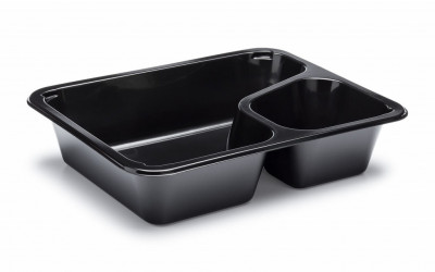 PP Miska zatavovací černá COLT 227x178x50mm, bal. 50ks - Vakuové baličky, Vakuové sáčky, Sous Vide vařiče - Stroje. misky, folie pro zatavování do misek - Misky, Folie
