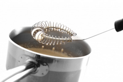 Šlehací metlička spirálová na dressing 160mm - Cukrářské a pekařské potřeby - Metly, štětce, papír, odměrky - Cukrářské metly