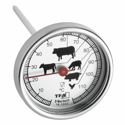 Nerezový bimetalový vpichový teploměr 0-120°C, TFA 14.1002 - Gastro příslušenství - Teploměry, Stopky, Váhy - Teploměry