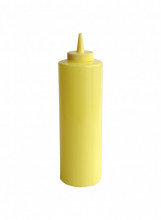 Láhev dávkovací 0,7l plast žlutá na hořčici, dressing - Dávkovače