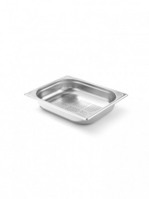 Gastronádoba GN 1/2-65 děrovaná nerez Kitchen Line HENDI 807323 - Gastronádoby, Nerezové nádobí - Gastronádoby - Gastronádoby Nerezové děrované