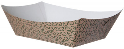 EKO Papírová miska na nachos, hranolky 205x150x54mm, 250ks - Eko jednorázové nádobí a obaly - Papírové misky, tácky
