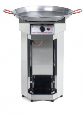 Plynový vařič Fiesta 600 + Pánev paella 600mm HENDI 146002 - Stolní zařízení - Plynové vařiče, grily, hořáky WOK - Plynové hořáky WOK