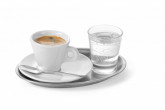 Nerezový podnos na kávu ovál 200x140mm - Gastro příslušenství - Výdejní tácy, podnosy
