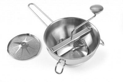 Nerezová pasírka 200mm, 2 disky - Gastro příslušenství - Cedníky, Síta, Pasírky, Mačkadla