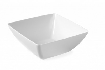 Servírovací miska bílá 130x130x65mm melamin - Gastro příslušenství - CATERING Servírovací podnosy, misky, vaničky, košíky - CATERING misky