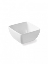 Servírovací miska bílá 190x190x100mm melamin - Gastro příslušenství - CATERING Servírovací podnosy, misky, vaničky, košíky
