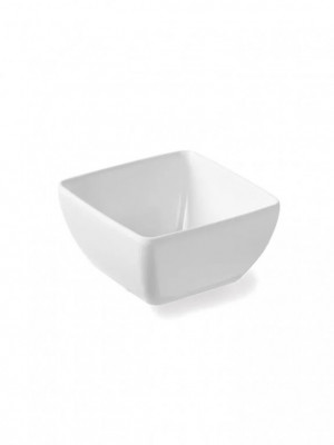 Servírovací miska bílá 190x190x100mm melamin - Gastro příslušenství - CATERING Servírovací podnosy, misky, vaničky, košíky - CATERING misky