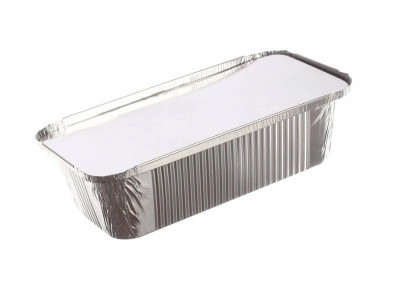 ALU Víko hliníkové 217x112mm na hliníkovou misku 114-R62L - Obalový materiál - Alu misky hliníkové
