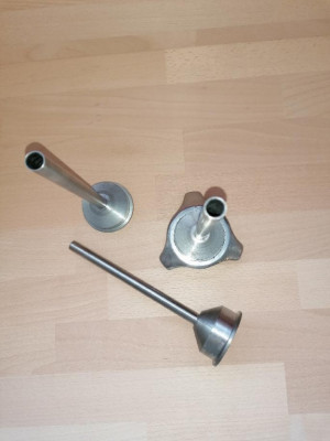 Nerezový nástavec 10mm na plničky klobás Hendi, Tre Spade - - Potřeby na Zabijačku - Plničky na klobásy
