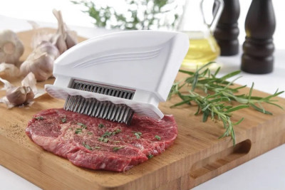 Ruční tenderizér masa bílý Profi Line, 51 nožů - Nářezové stroje, Tenderizéry - Tenderizéry, Nudličkovače masa - Ruční tenderizéry