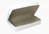 Krabice papírová 30x34x6cm odnosová, na chlebíčky, dorty, zákusky, bal. 50ks - Obalový materiál - Balící materiál