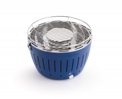 LotusGrill Classic Blue vč. tašky + 1 sada baterií + 1kg uhlí + 1 gel - - Bezkouřové grily Lotus - Grilly
