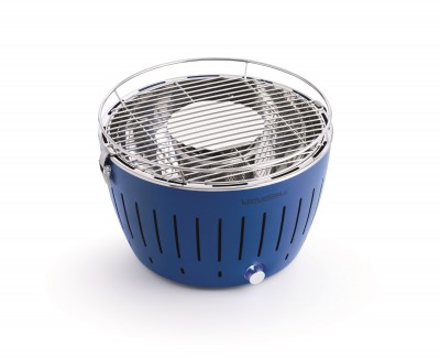 LotusGrill Classic Blue vč. tašky + 1 sada baterií + 1kg uhlí + 1 gel - - Bezkouřové grily Lotus - Grilly