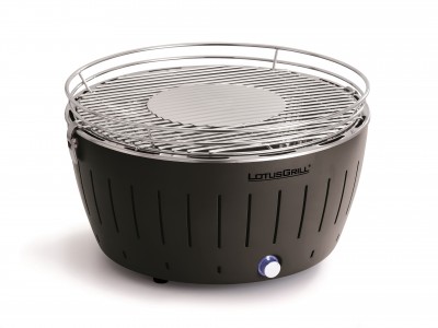 LotusGrill XL Grey vč. tašky + 1 sada baterií + 1kg uhlí + 1 gel - - Bezkouřové grily Lotus - Grilly