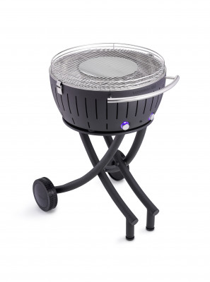 Lotus GardenGrill XXL Grey + 1 sada baterií + 2,5kg uhlí + 1 gel - - Bezkouřové grily Lotus - Grilly