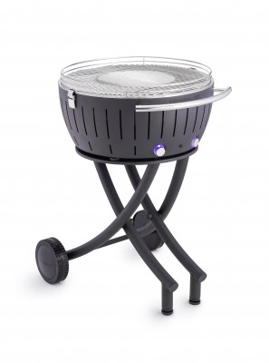 Lotus GardenGrill XXL Grey + 1 sada baterií + 2,5kg uhlí + 1 gel - - Bezkouřové grily Lotus - Grilly