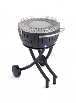 Lotus GardenGrill XXL Grey + 1 sada baterií + 2,5kg uhlí + 1 gel - - Bezkouřové grily Lotus - Grilly