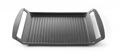Grilovací deska mřížkovaná Titanium na indukci 390x260x35mm - Hrnce, Pekáče, Pánve - Pánve - Pánve Al Teflon