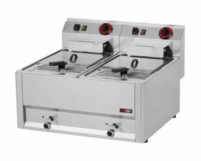 Fritéza 2x8l třífázová FE 60 ELT (REDFOX) - Řada 600 - Linka-600 - Fritézy