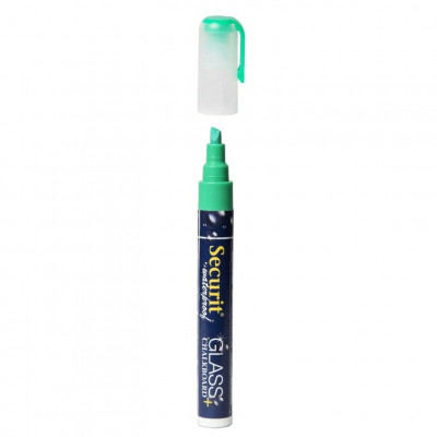 Securit® Silný voděodolný popisovač, šířka hrotu 2 - 6 mm, 1ks Green - Barový, restaurační servis a hotelové doplňky - Popisovače na tabuli a sklo - Popisovače 2-6mm